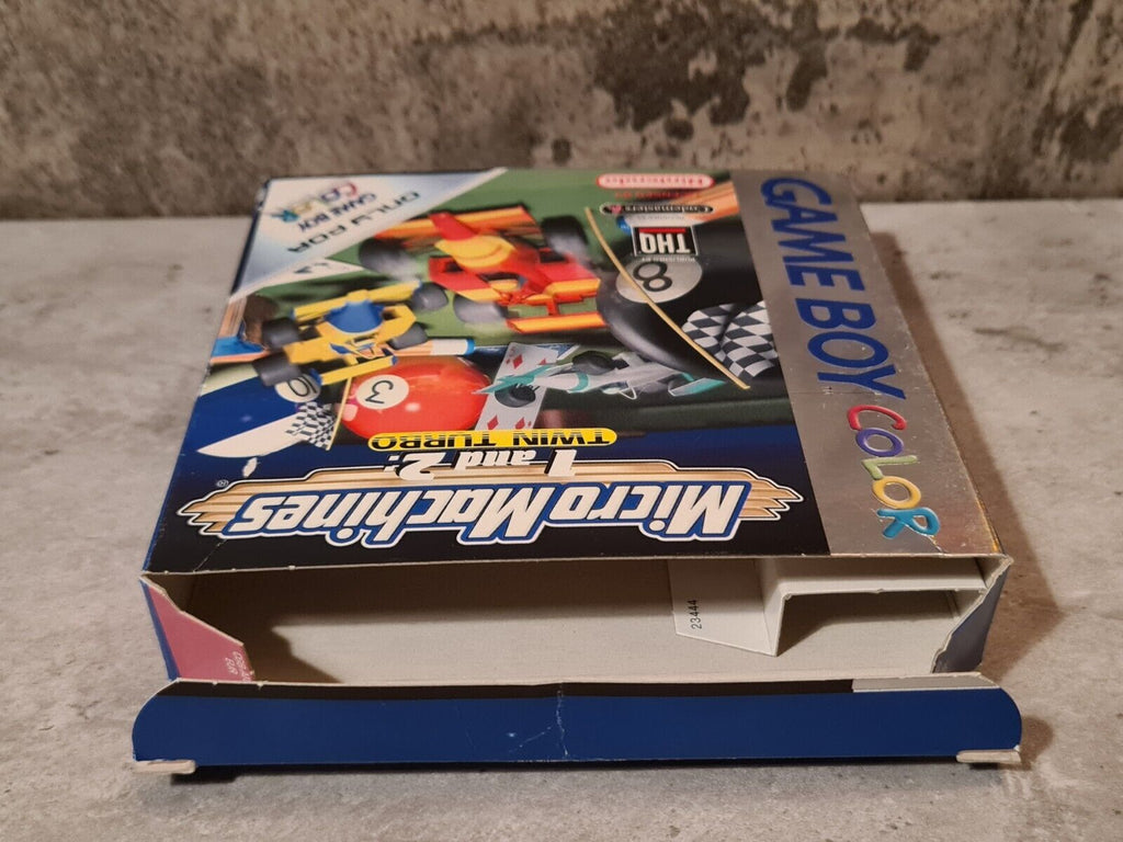Game Boy Color Micro Machines 1 and 2 : Twin Turbo mit OVP und Anleitung EUR - T-Retro-Games 