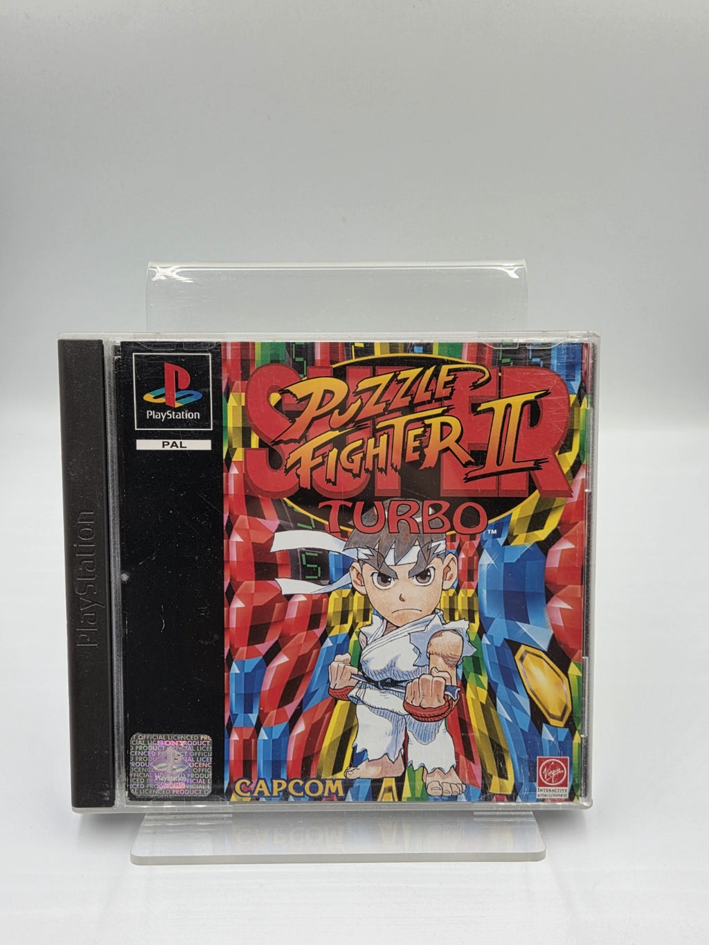 PS1 Playstation 1 Super Puzzle Fighter II Turbo + OVP + Anleitung Multilingual 