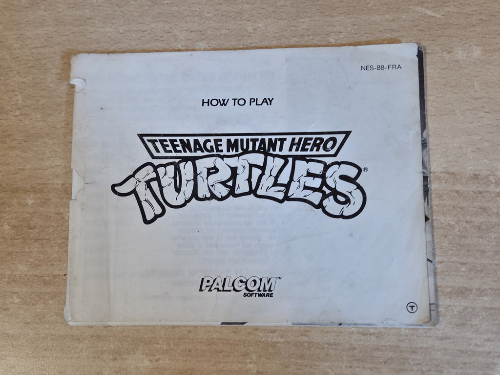 NES Teenage Mutant Hero Turtles Spielanleitung Instruction Booklet FRA