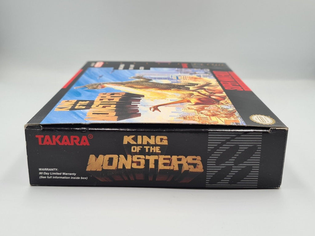 SNES Super Nintendo King Of The Monsters New Old Stock NTSC USA - T-Retro-Games 