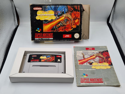 SNES Super Nintendo Syvalion mit OVP und Anleitung ESP - T-Retro-Games 
