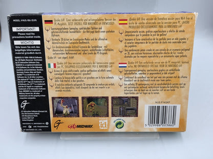 N64 Nintendo 64 Quake mit OVP und Anleitung EUR