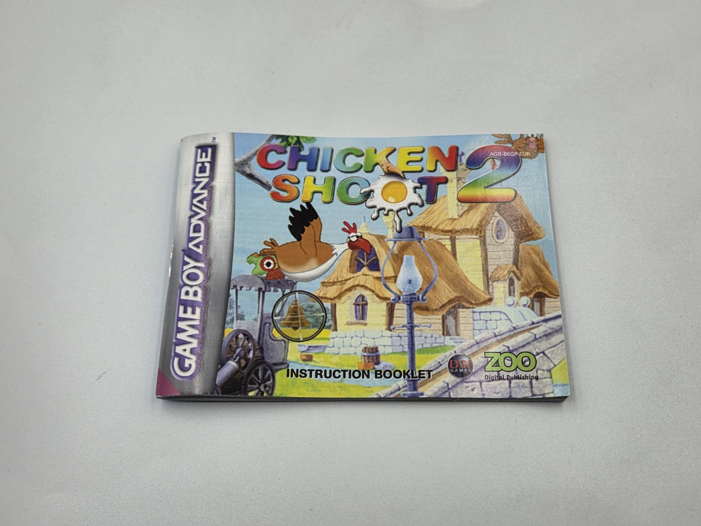 Nintendo Game Boy Advance Chicken Shoot mit OVP und Anleitung EUR