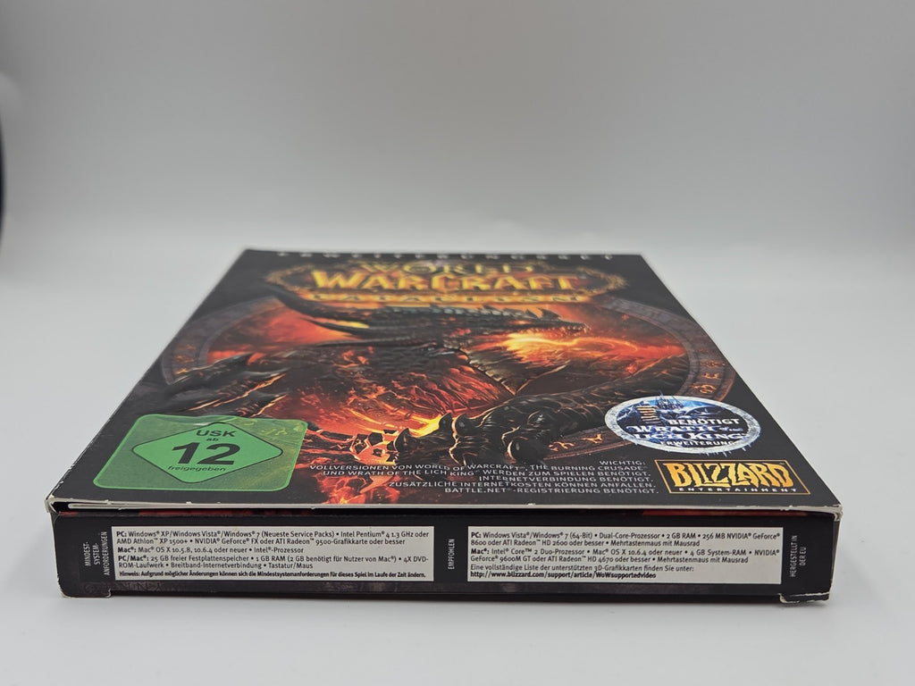 PC Spiel World of WarCraft Cataclysm Erweiterungsset OVP