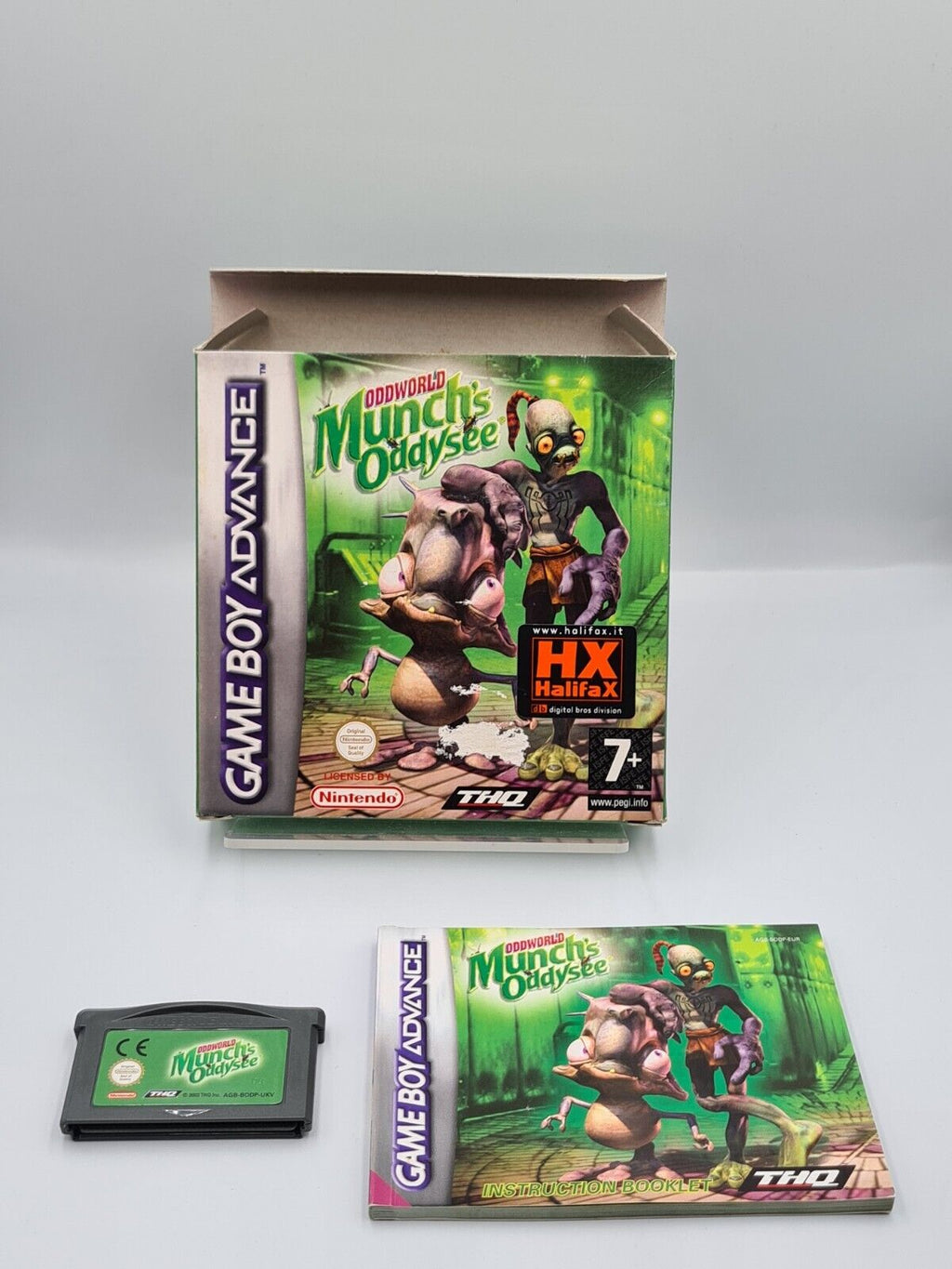 Nintendo Game Boy Advance Oddworld Munch's Odysee mit OVP und Anleitung EUR - T-Retro-Games 