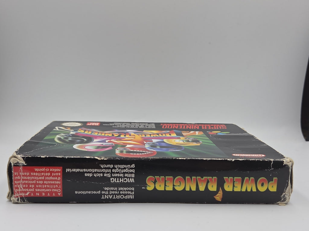 SNES Super Nintendo Power Rangers Leer OVP Empty Box EUR