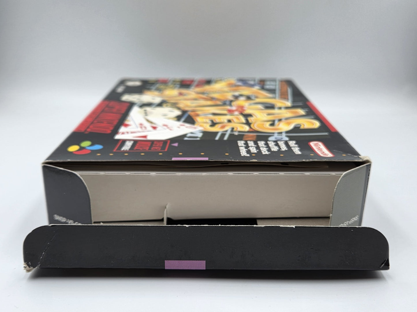 SNES Super Nintendo Vegas Stakes mit OVP und Anleitung GPS