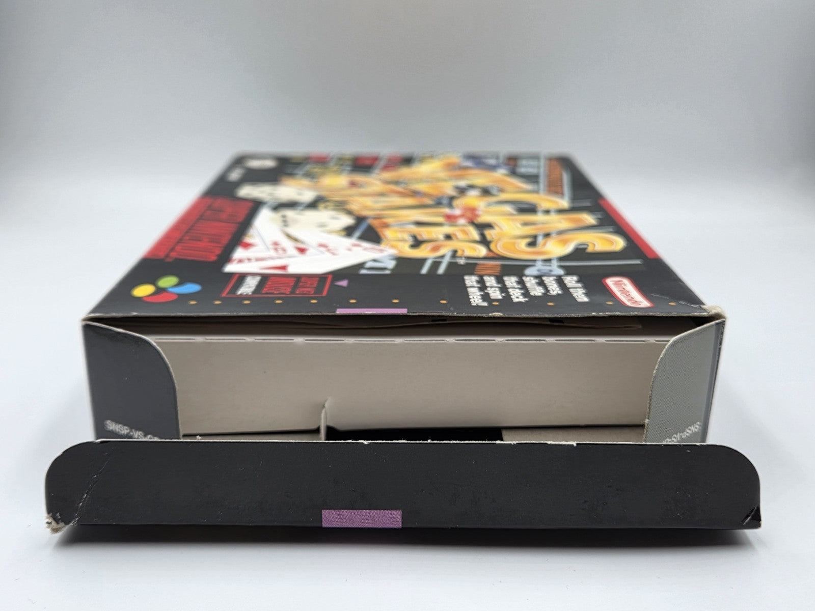 SNES Super Nintendo Vegas Stakes mit OVP und Anleitung GPS