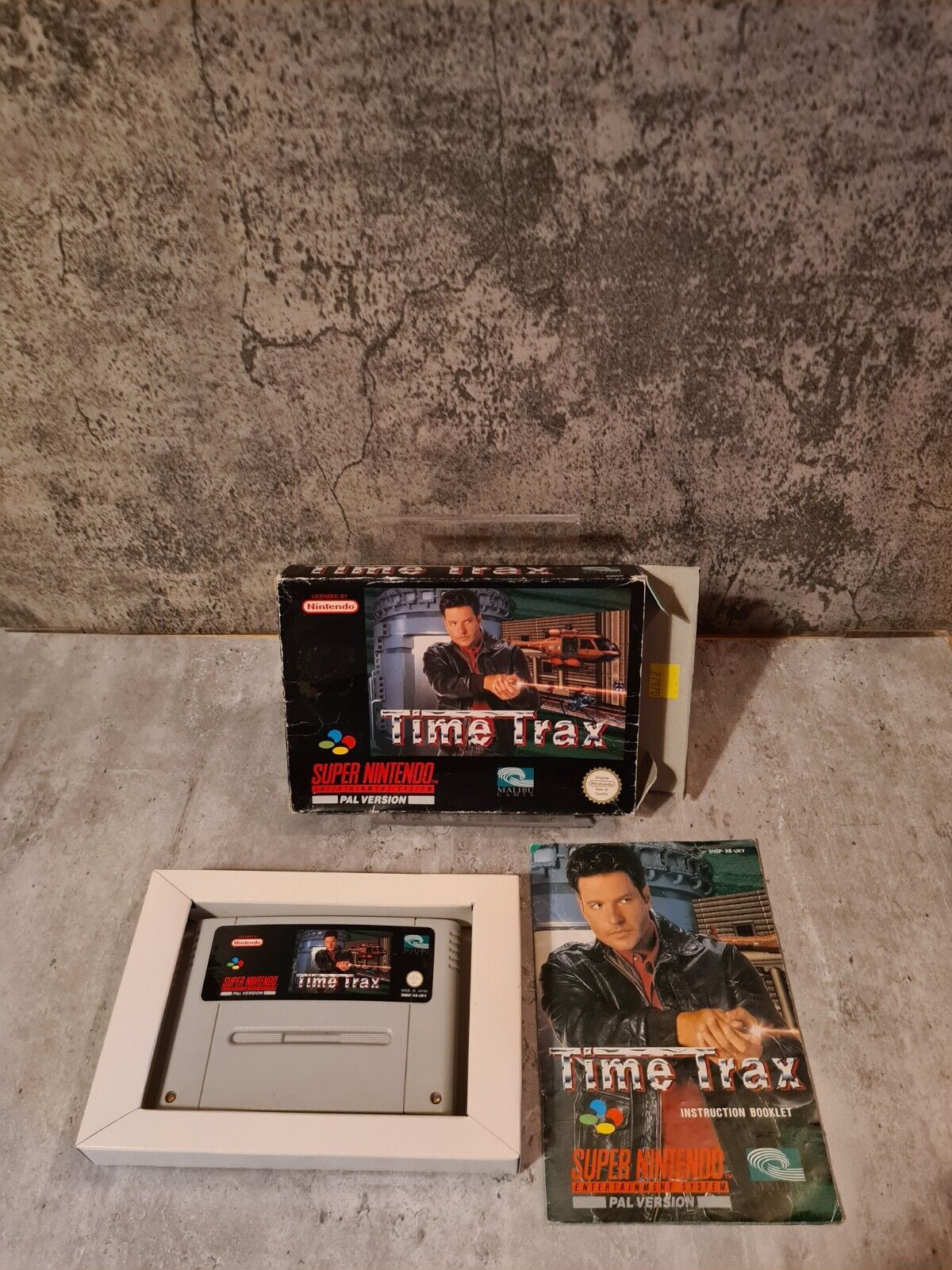 SNES Super Nintendo Time Trax mit OVP und Anleitung UKV - T-Retro-Games 