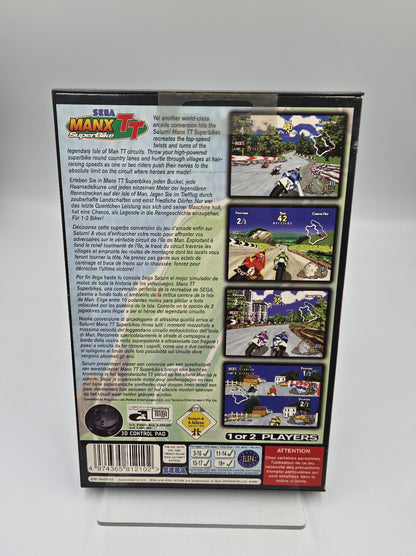 Sega Saturn Spiel Manx TT SuperBike mit OVP und Anleitung Multi Language 