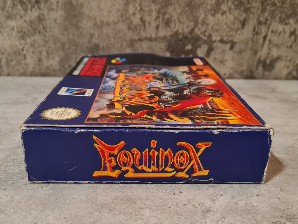 SNES Super Nintendo Equinox mit OVP und Anleitung UKV - T-Retro-Games 