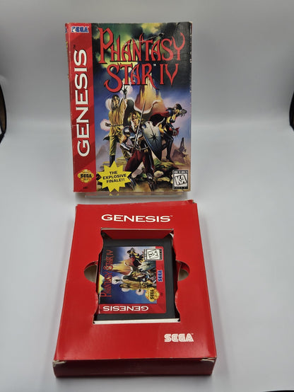 Sega Genesis Spiel Phantasy Star IV mit OVP USA