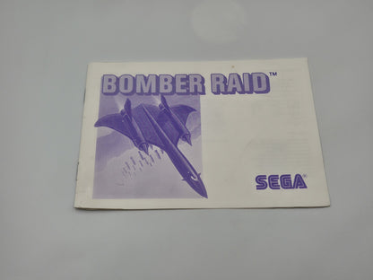Sega Master System Spiel Bomber Raid mit OVP und Anleitung Multilingual 