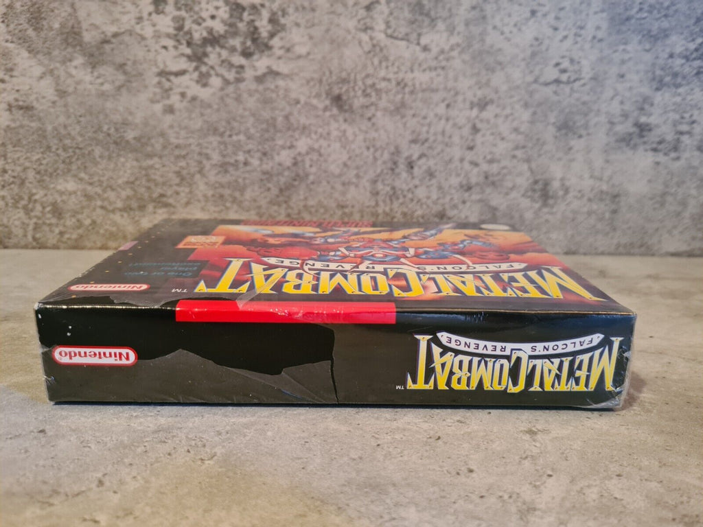 SNES Super Nintendo Metal Combat Falcon's Revenge Neu Sealed NTSC USA - T-Retro-Games 