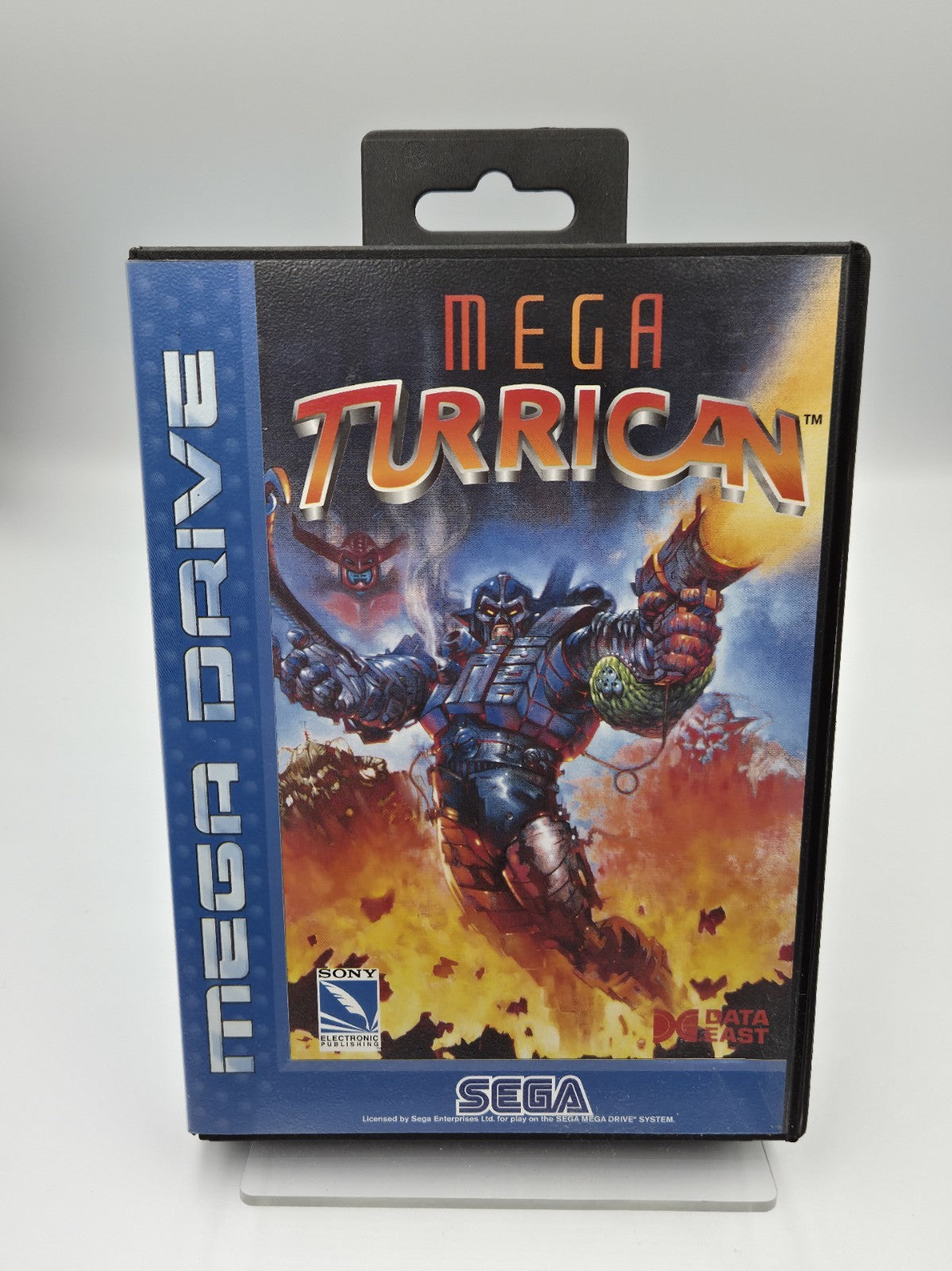 Sega Mega Drive Spiel Mega Turrican mit OVP und Anleitung Multi Language 