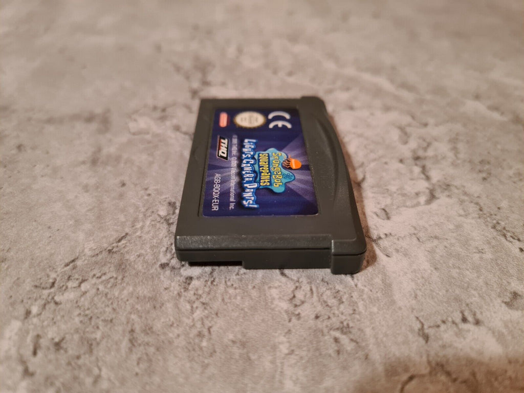 Gameboy Advance Spongebob Squarepants Lights, Camera, Dants! Modul EUR - T-Retro-Games 