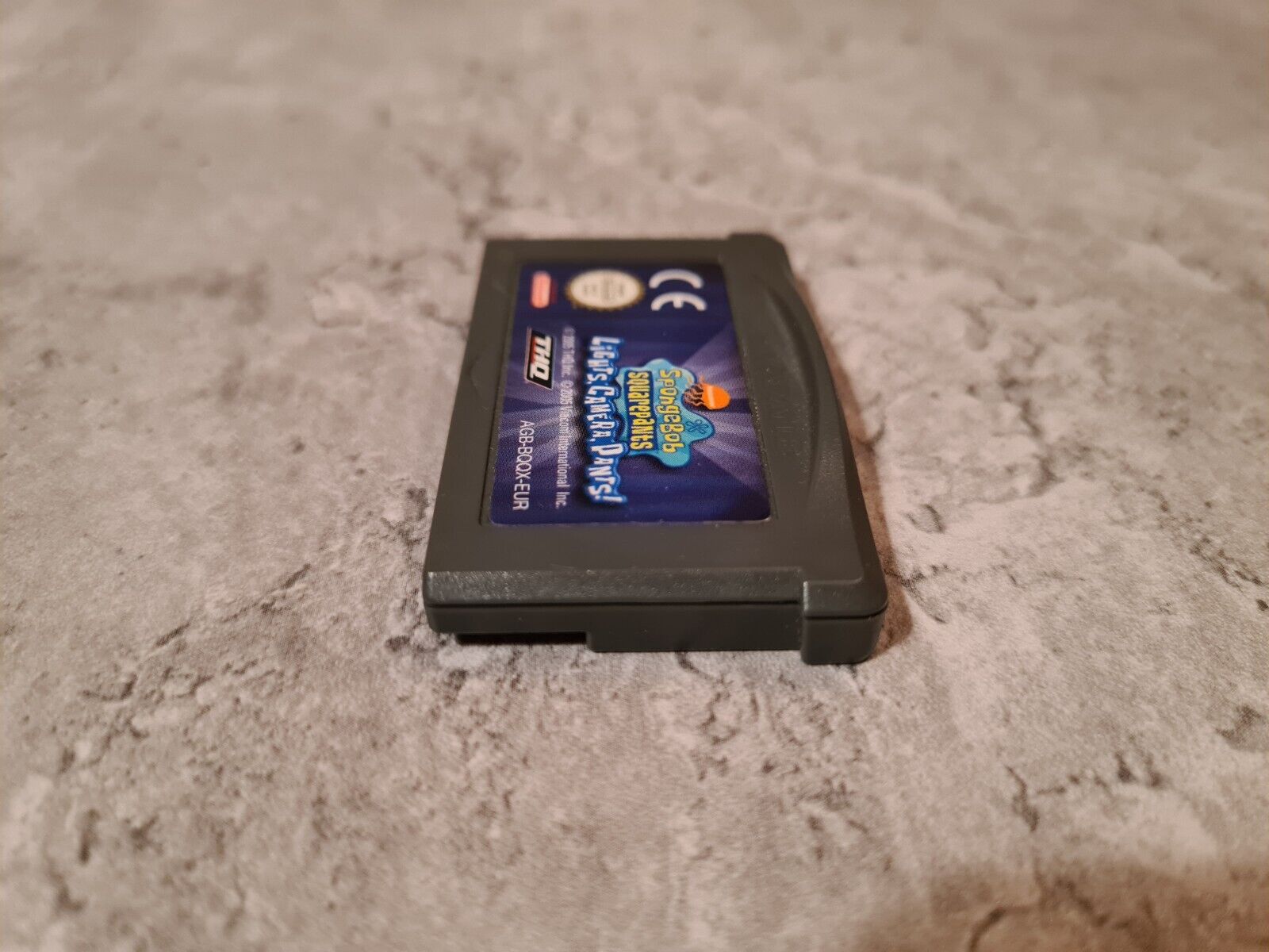Gameboy Advance Spongebob Squarepants Lights, Camera, Dants! Modul EUR - T-Retro-Games 
