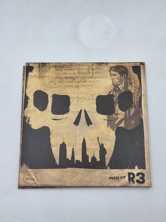 PS3 Playstation 3 R3 Resistance 3 Press Kit Edition 007231 Limited Edition