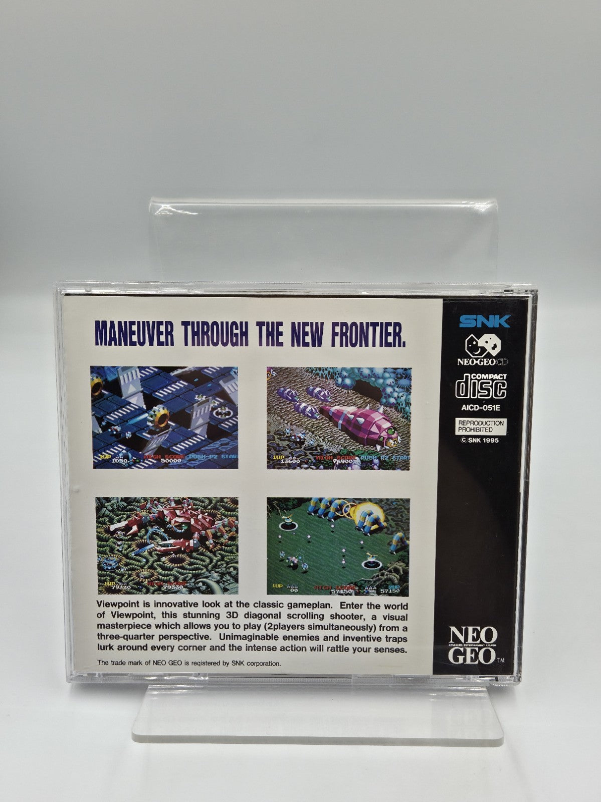 Neo Geo CD Spiel View Point mit OVP und Anleitung USA