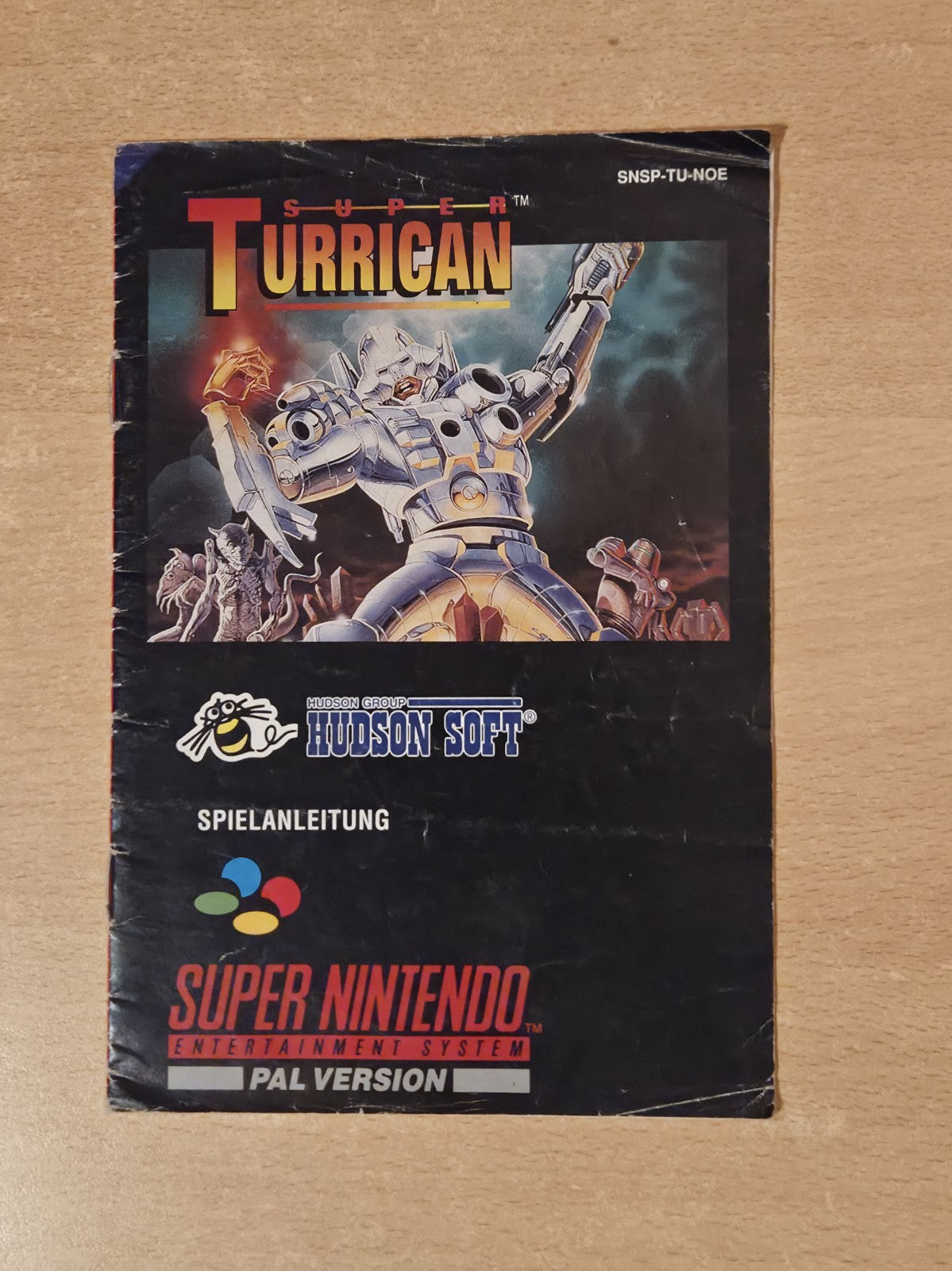 SNES Super Nintendo Super Turrican Spielanleitung Instruction Booklet NOE