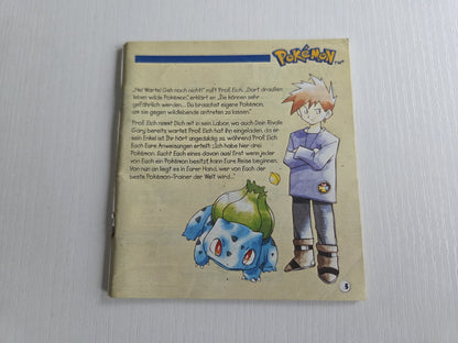 Nintendo Game Boy Classic Pokemon Rot Blau Gelb Spielanleitung 