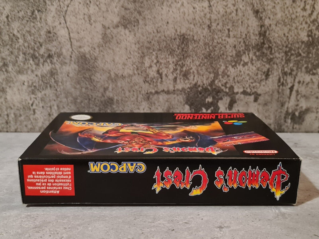 SNES Super Nintendo Demon's Crest mit OVP und Anleitung EUR - T-Retro-Games 
