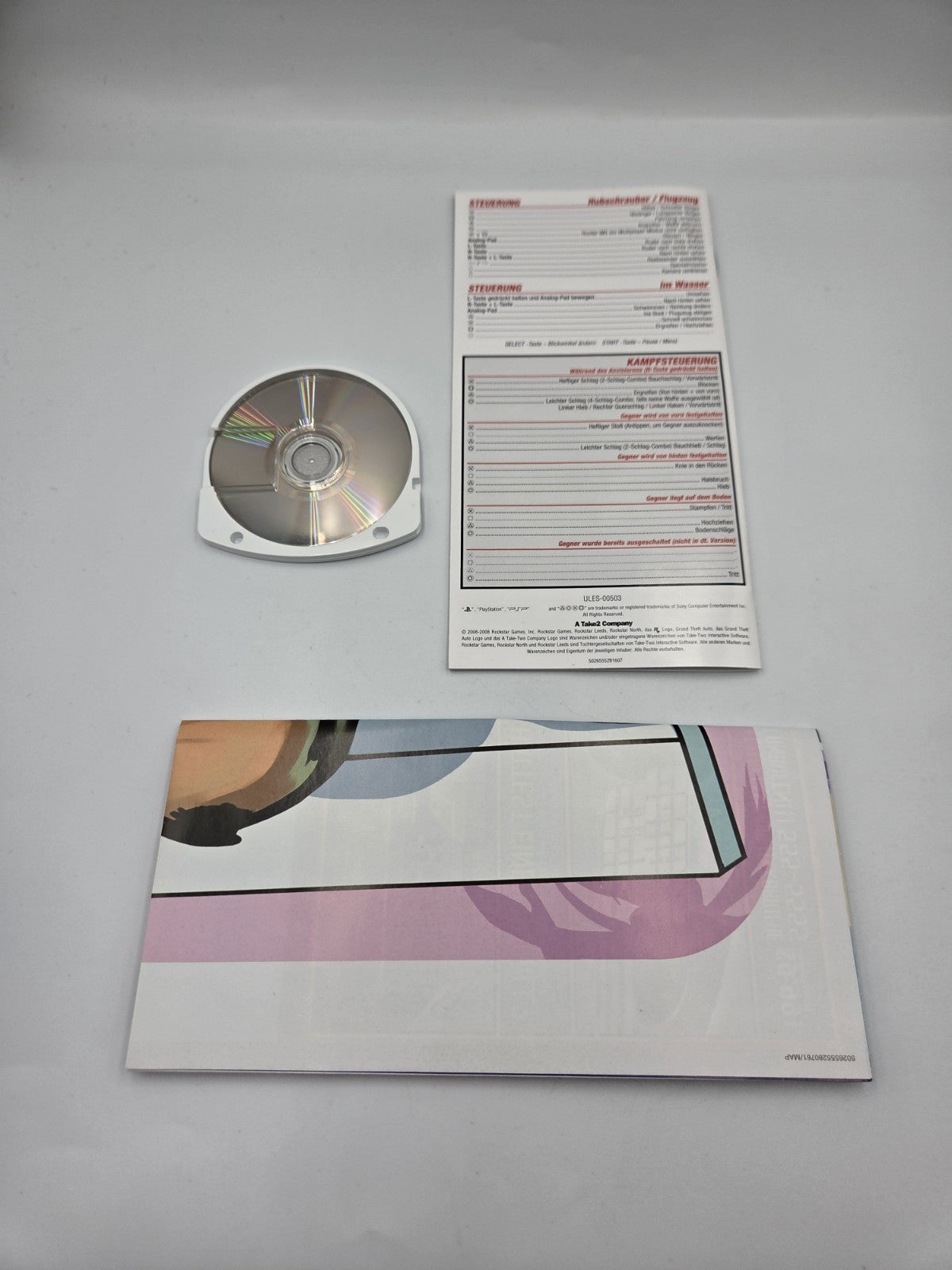 Sony PSP Grand Theft Auto Vice City Stories mit OVP und Anleitung + Poster