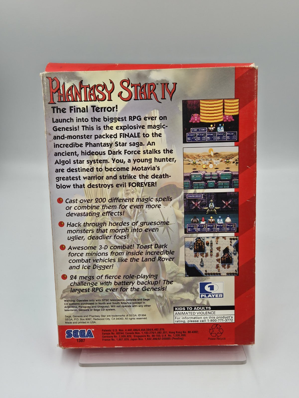 Sega Genesis Spiel Phantasy Star IV mit OVP USA