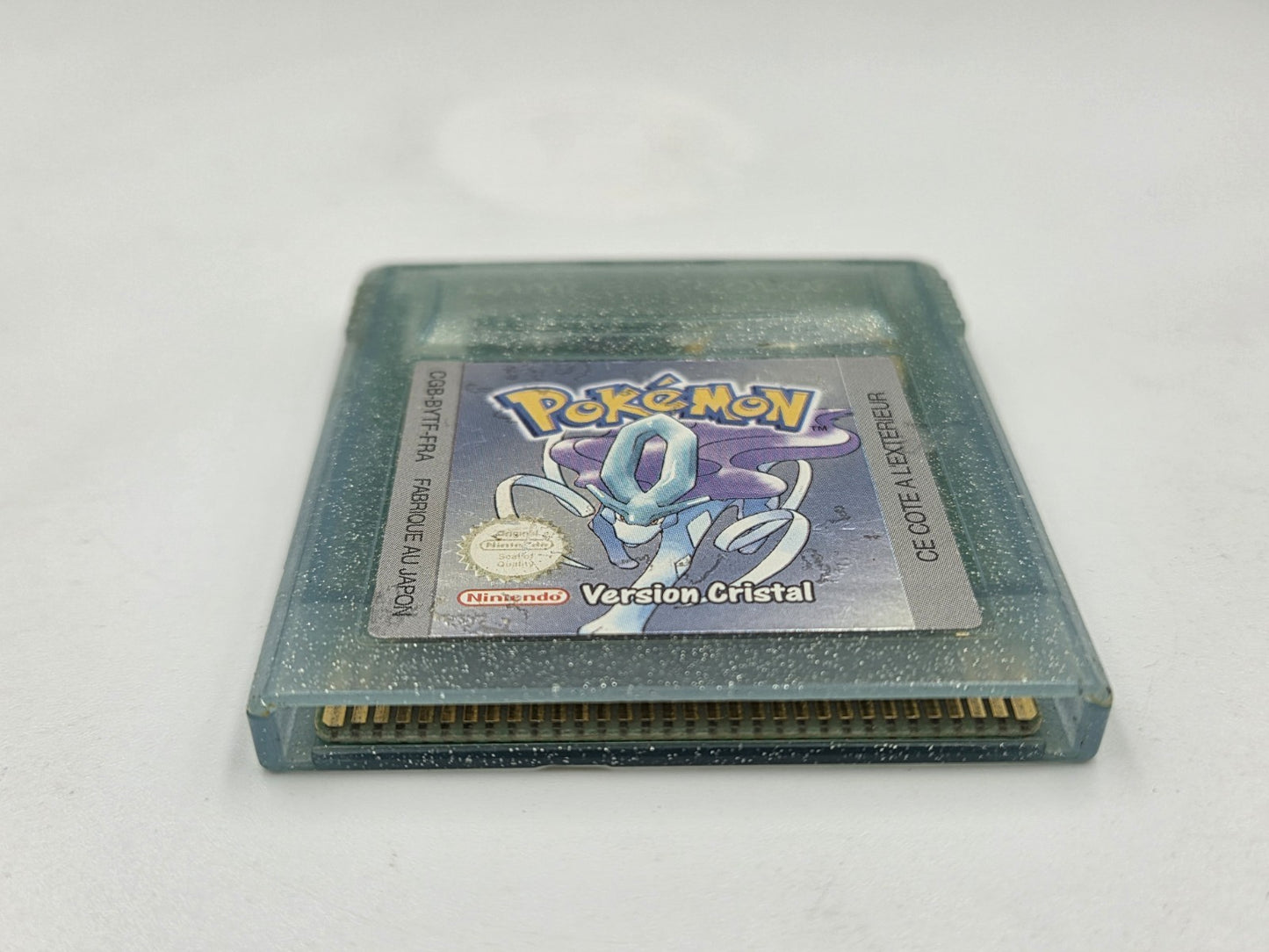 Nintendo Game Boy Color Spiel Pokemon Version Cristal FRA Modul speichert!