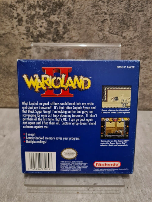 Game Boy Classic Wario Land II mit OVP und Anleitung USA - T-Retro-Games 