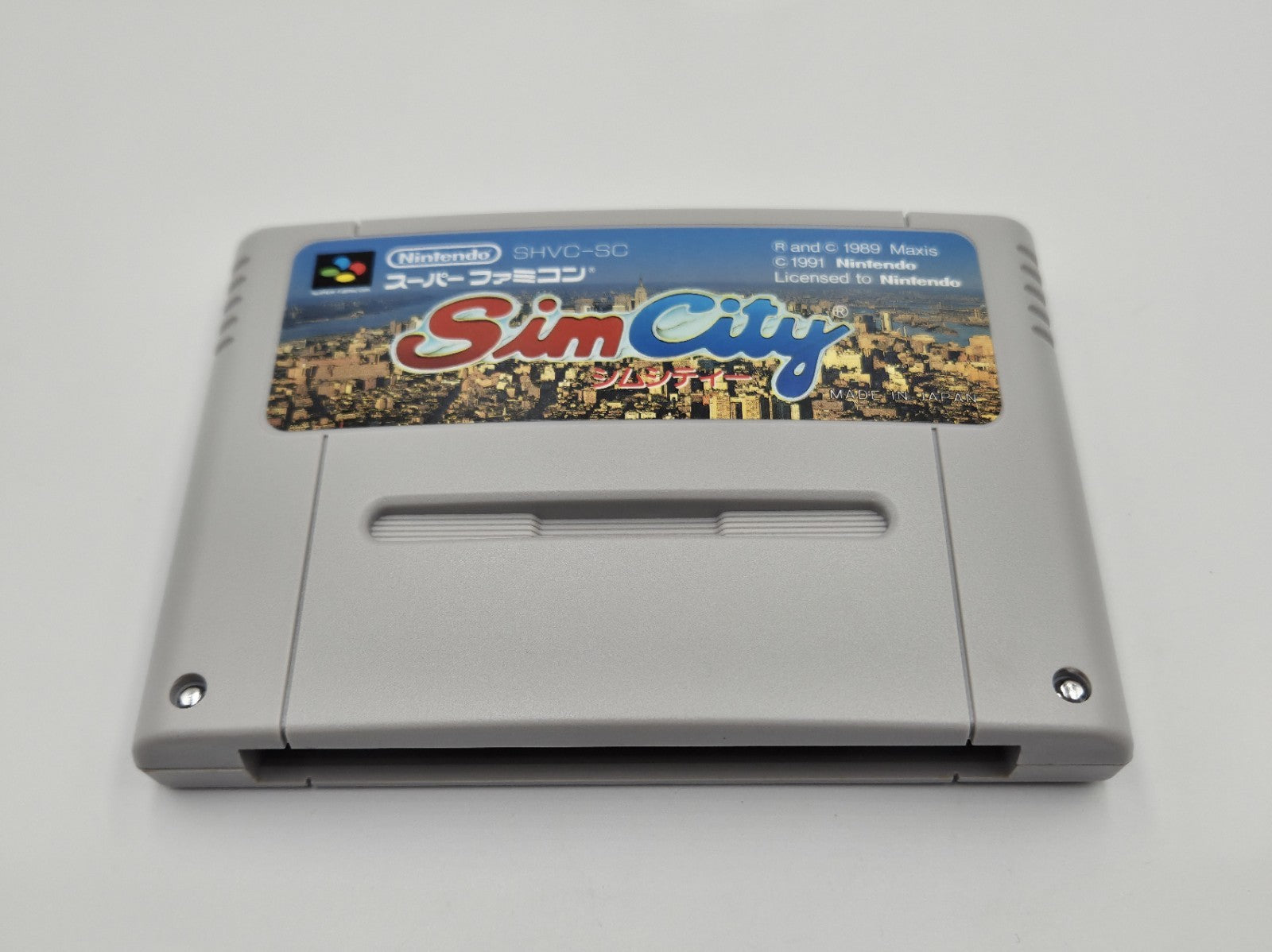SFC Super Famicom Sim City mit OVP und Anleitung Japan