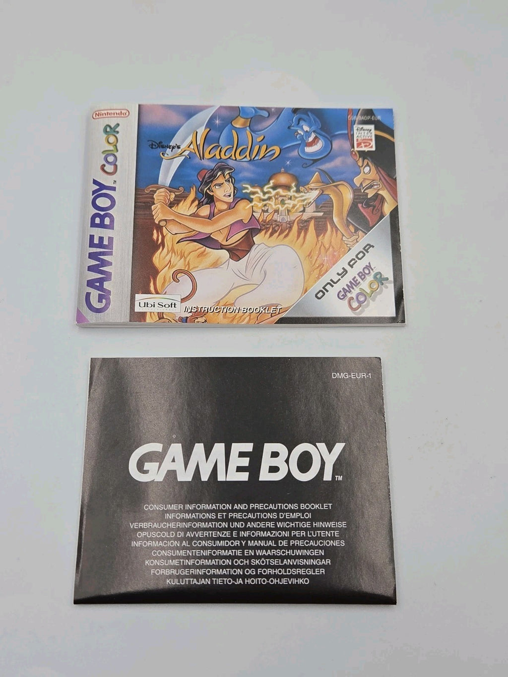Nintendo Game Boy Color Spiel Disney's Aladdin mit OVP und Anleitung EUR