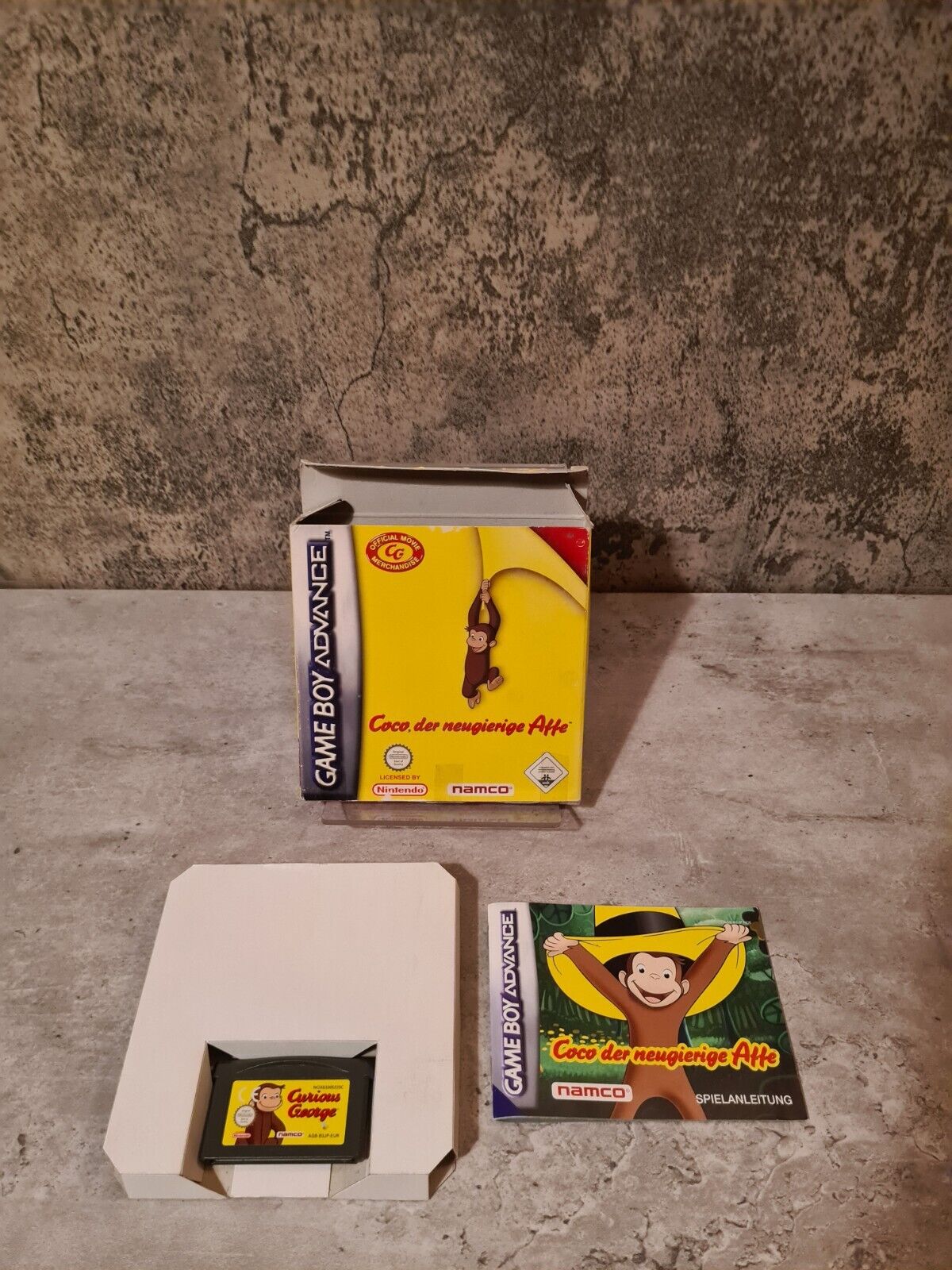 Nintendo Gameboy Advance Coco der neugierige Affe mit OVP und Anleitung NOE - T-Retro-Games 