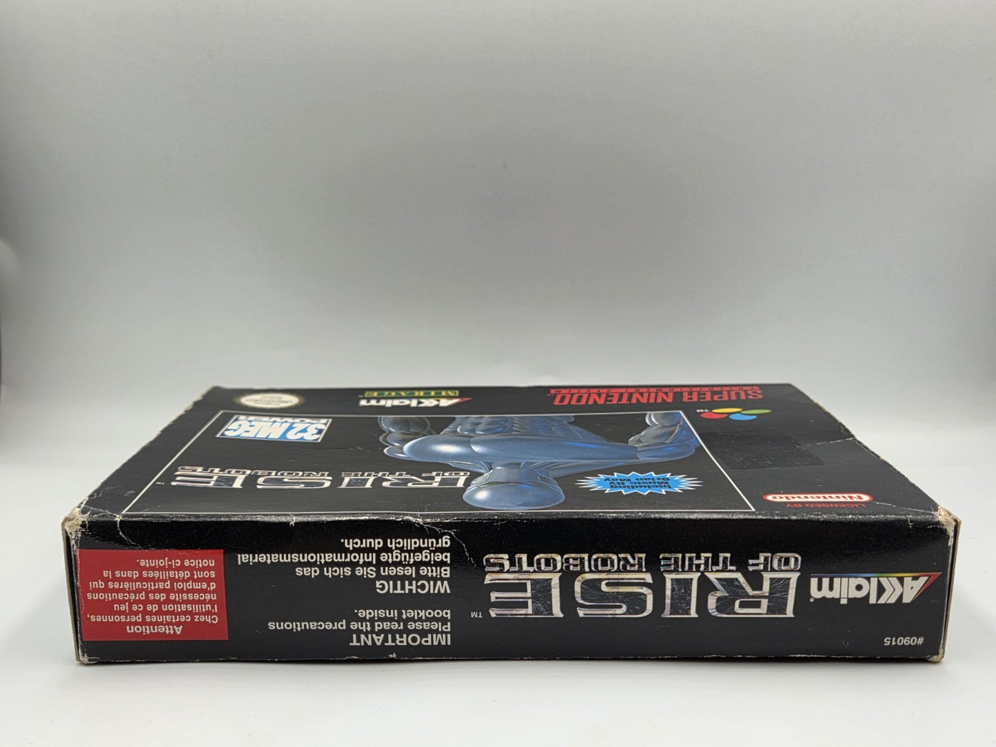 SNES Super Nintendo Rise of The Robots mit OVP und Anleitung EUR