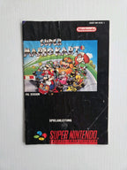 SNES Super Nintendo Super Mario Kart Spielanleitung Instruction Booklet NOE