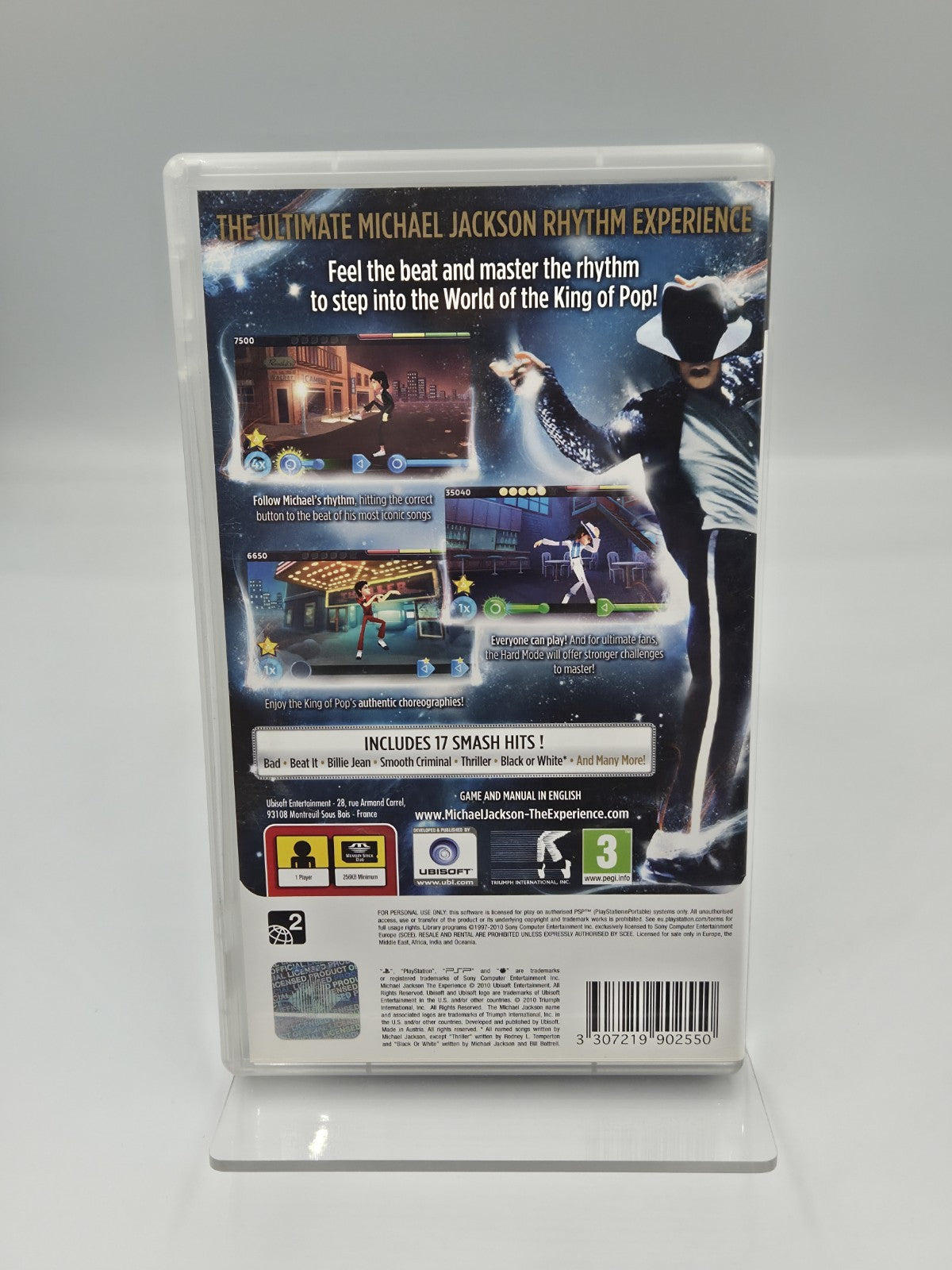 Sony PSP Spiel Michael Jackson The Experience mit OVP und Anleitung Englisch