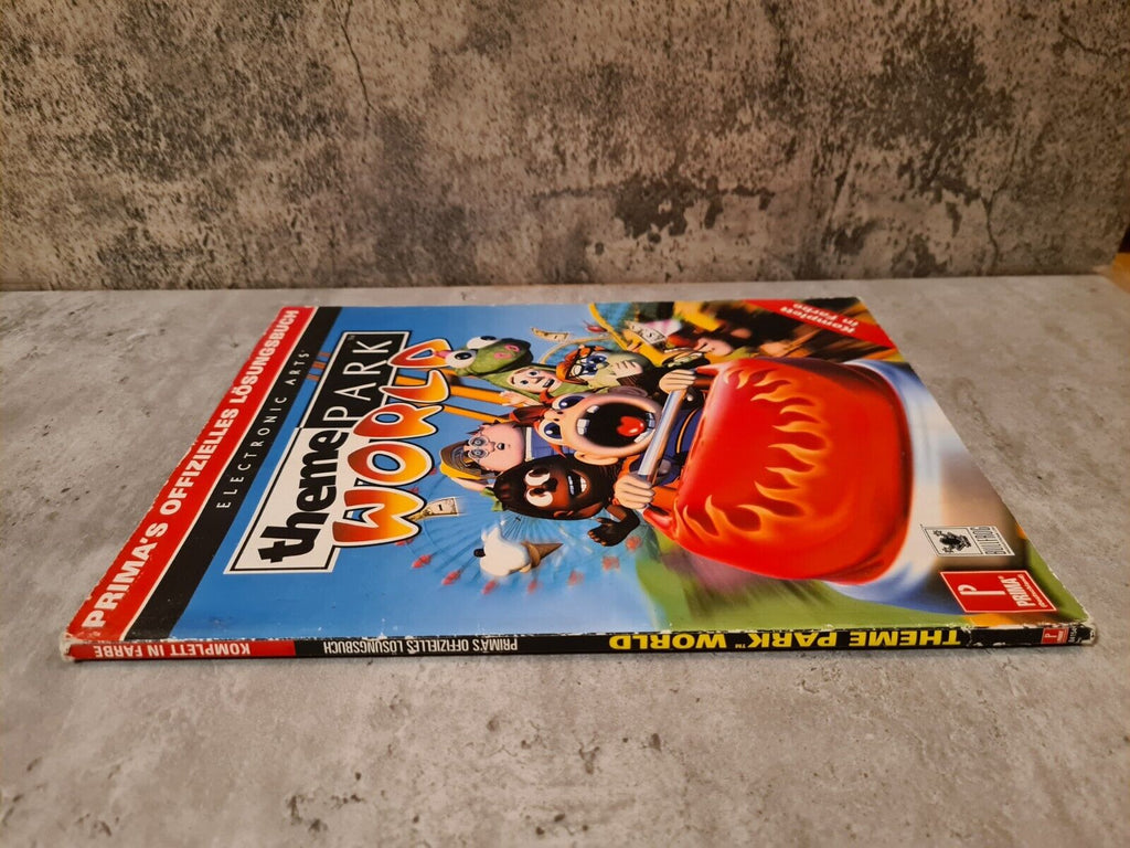 Prima Theme Park World Offizielles Lösungsbuch Deutsch - T-Retro-Games 
