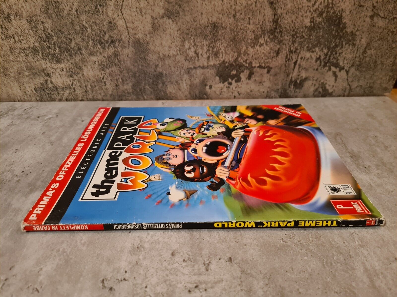 Prima Theme Park World Offizielles Lösungsbuch Deutsch - T-Retro-Games 