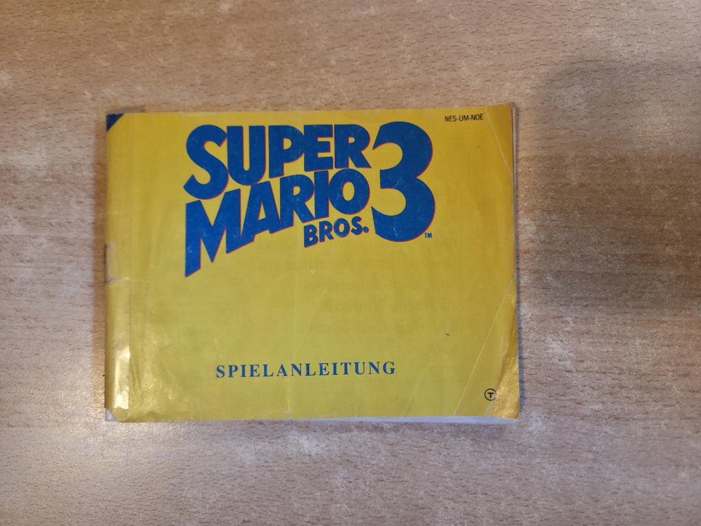 NES Super Mario Bros. 3 Spielanleitung Instruction Booklet NOE