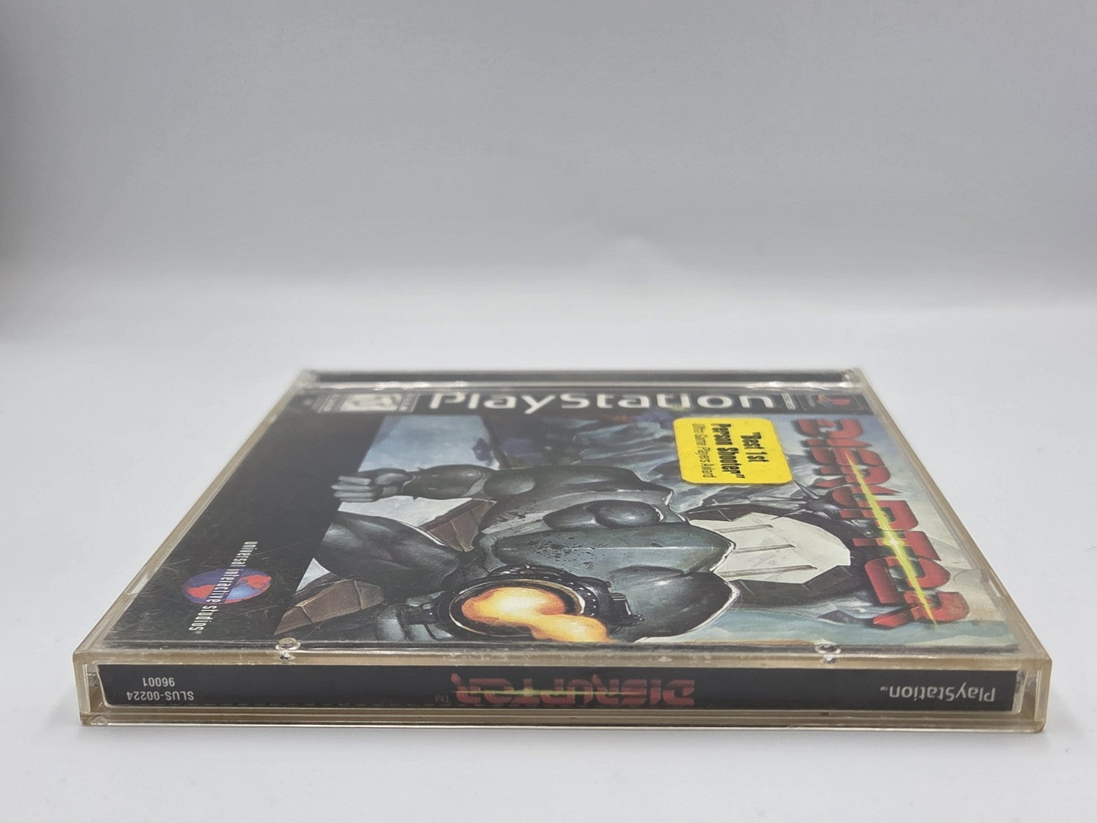 PS1 Playstation 1 Disruptor mit OVP und Anleitung NTSC-USA - T-Retro-Games 