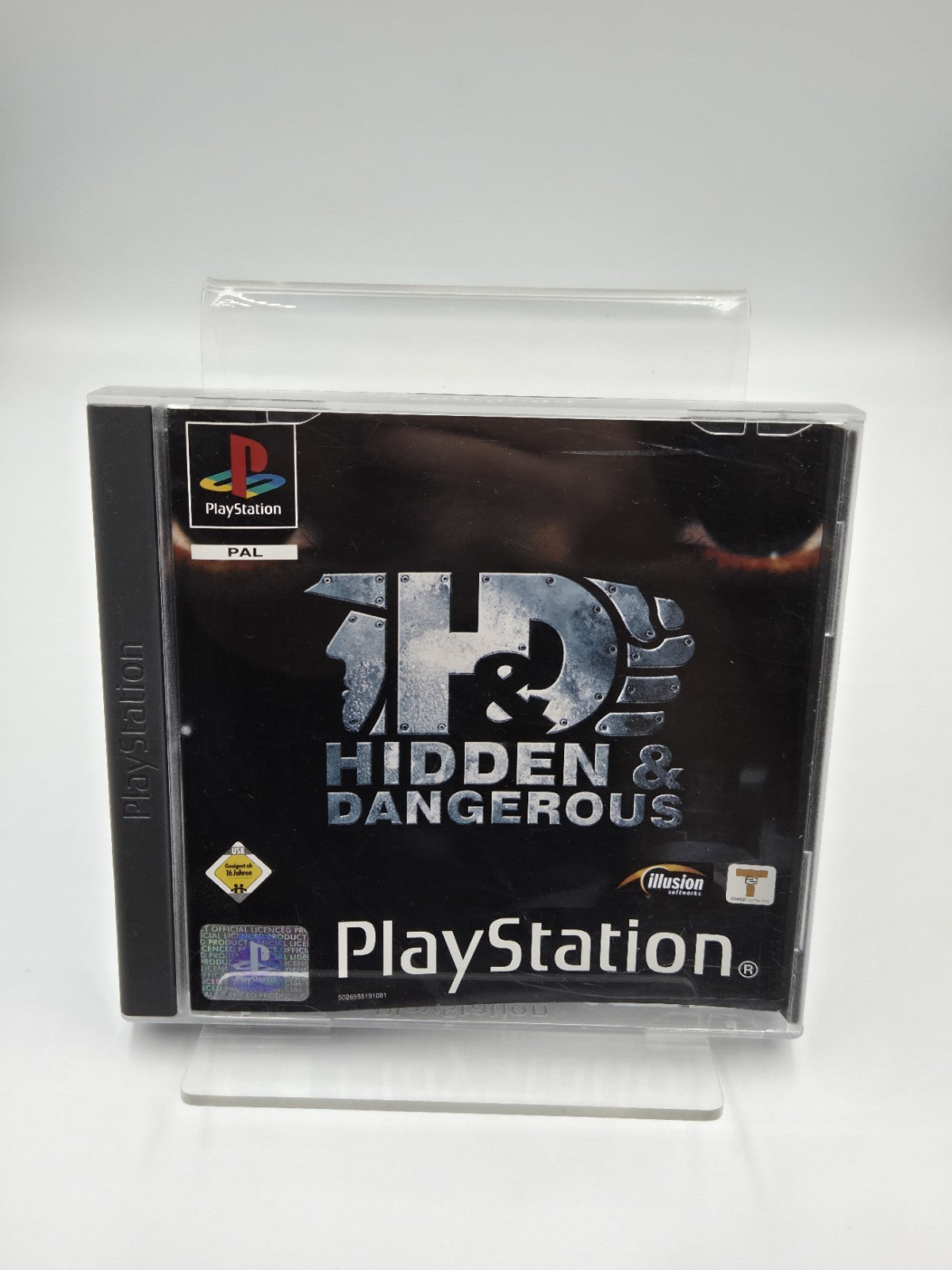 PS1 Playstation 1 Spiel Hidden & Dangerous mit OVP und Anleitung Deutsch