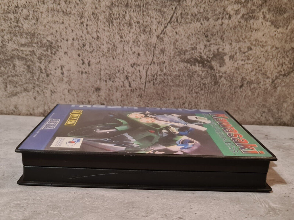 Sega Mega Drive Spiel Kawasaki Superbikes mit OVP und Anleitung Multi Language - T-Retro-Games 