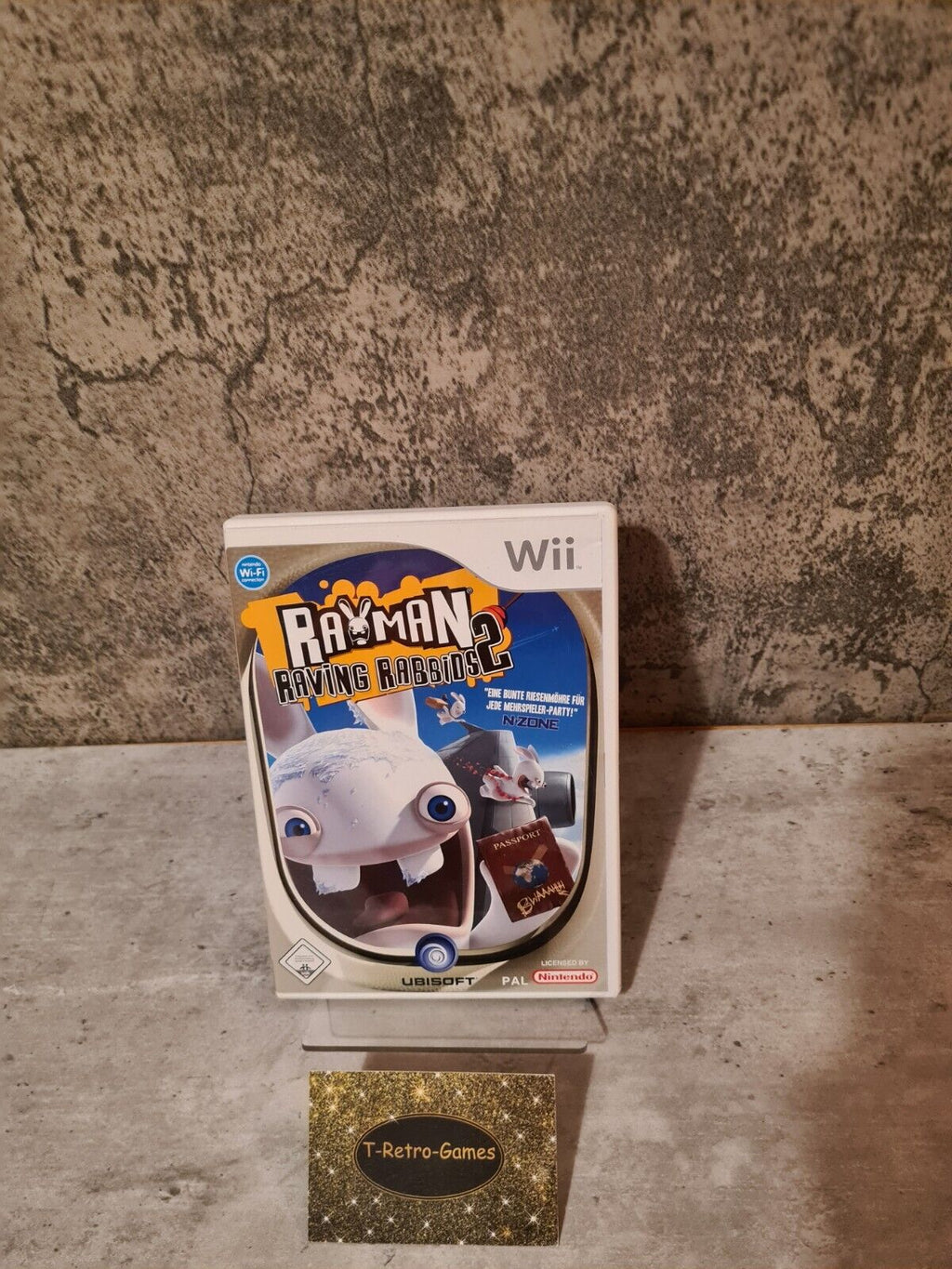 Nintendo Wii Spiel Rayman Raving Rabbids 2 mit OVP und Anleitung NOE - T-Retro-Games 