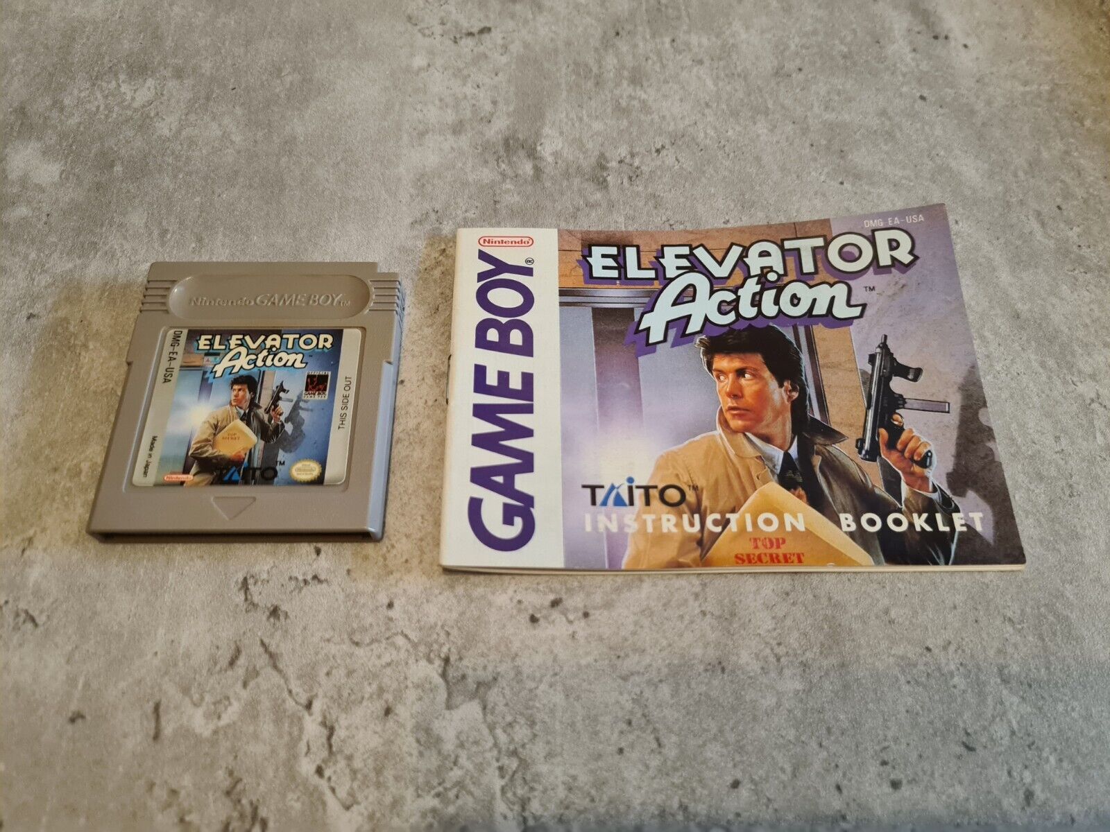 Nintendo Gameboy Classic Elevator Action mit OVP und Anleitung USA - T-Retro-Games 