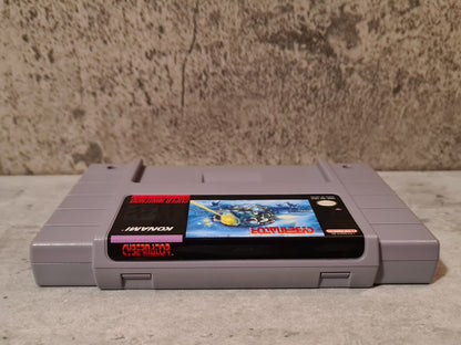 SNES Super Nintendo Cybernator mit OVP und Anleitung NTSC-USA - T-Retro-Games 