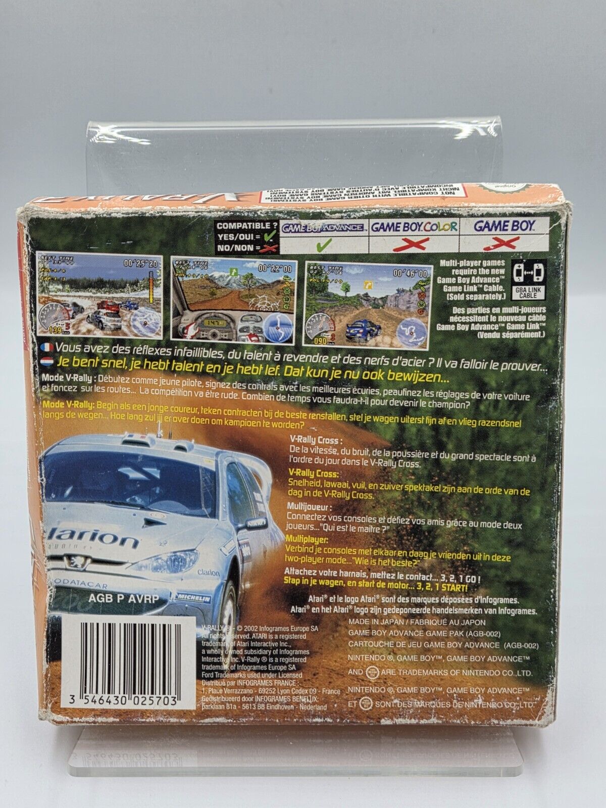 Nintendo Game Boy Advance V-Rally 3 mit OVP und Anleitung FAH - T-Retro-Games 