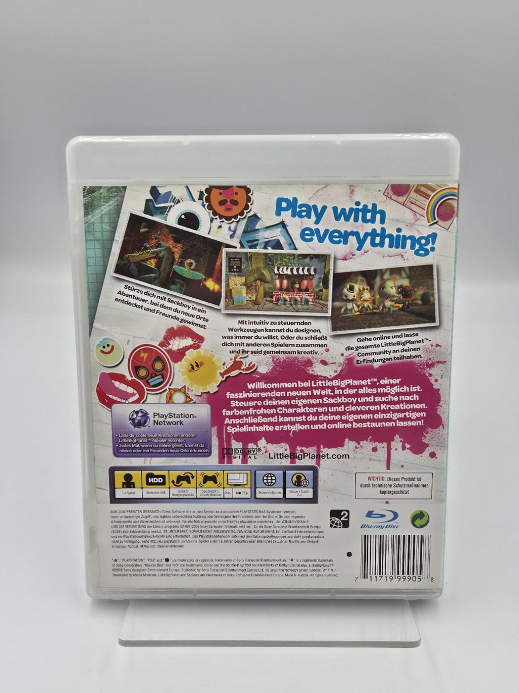 PS3 Playstation 3 Spiel Little Big Planet  mit OVP und Anleitung Deutsch