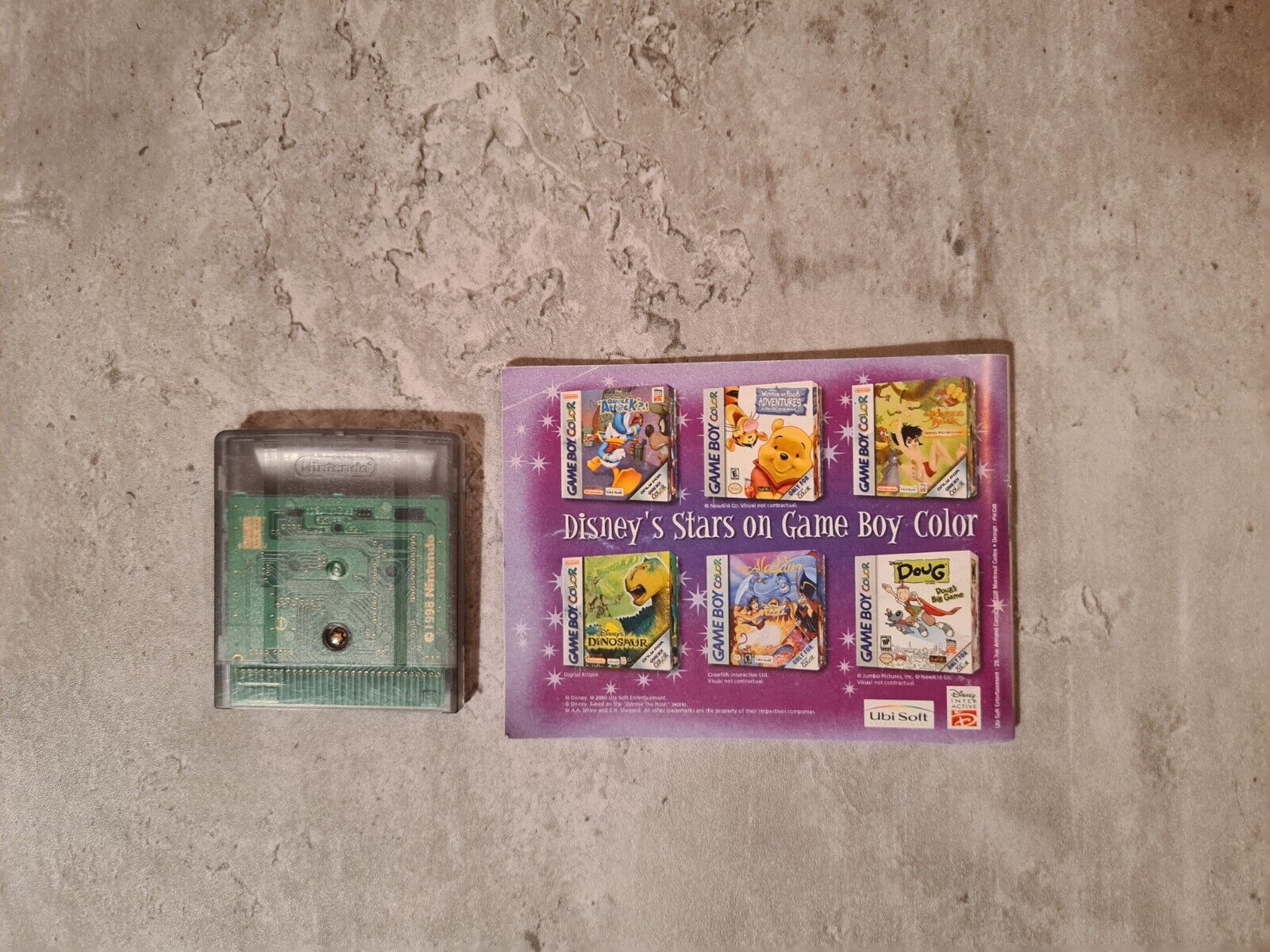 Nintendo Gameboy Color Disney's Aladdin mit OVP und Anleitung EUR - T-Retro-Games 