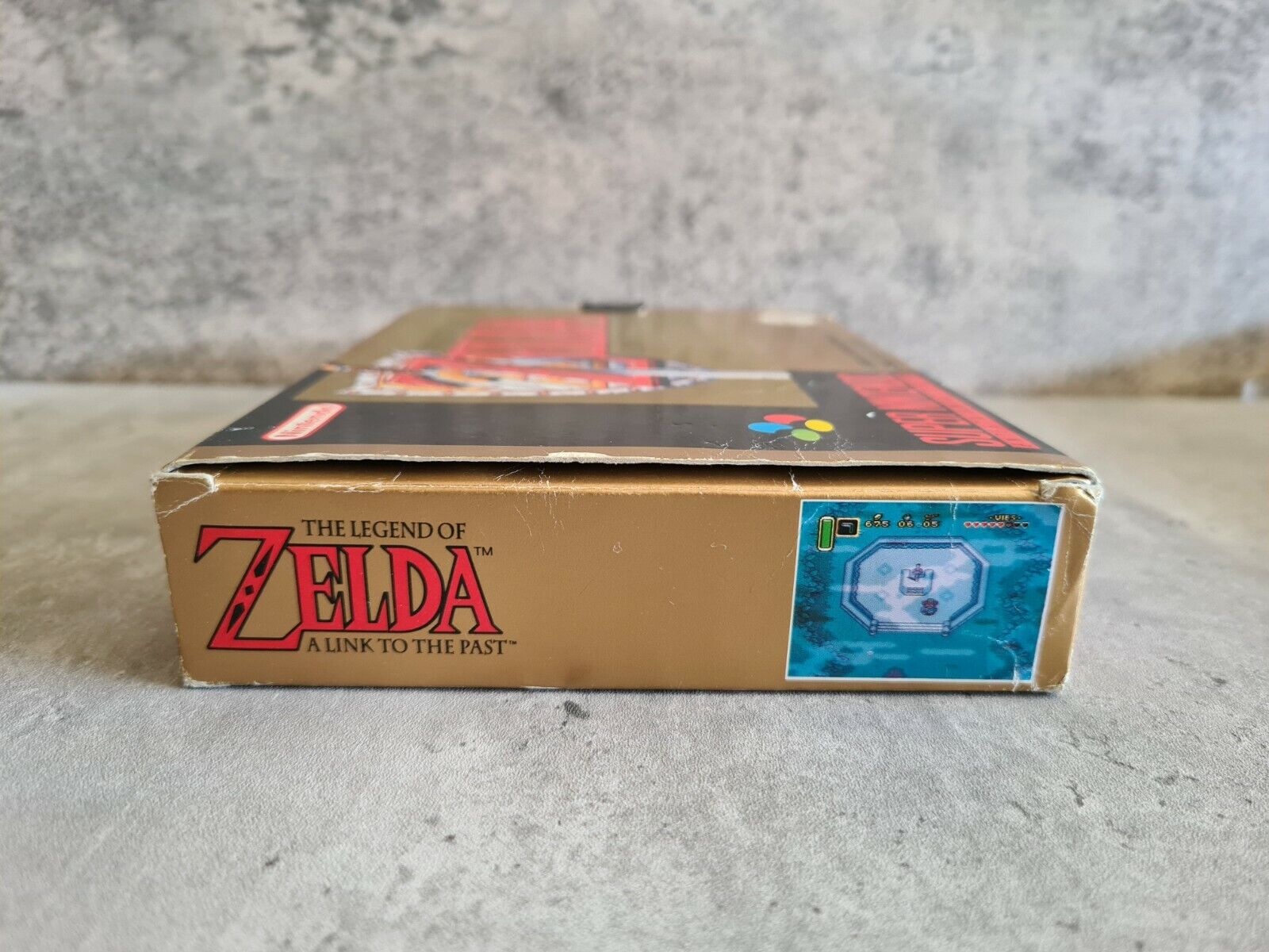 SNES The Legend of Zelda A Link to the Past mit OVP und Anleitung FRA - T-Retro-Games 