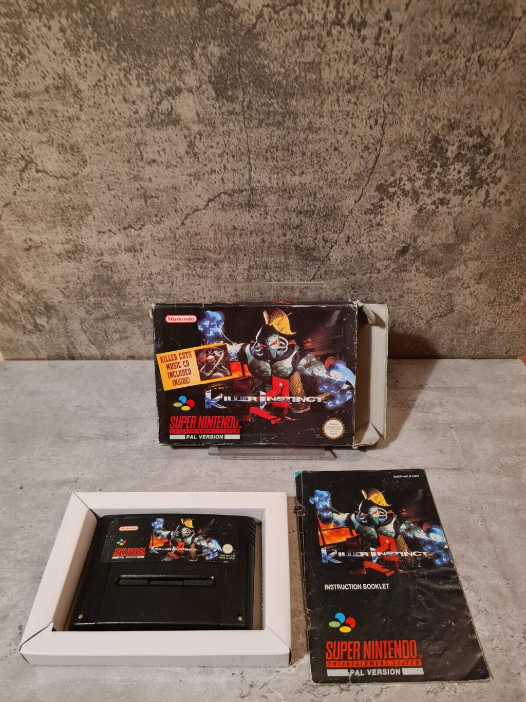 SNES Super Nintendo Killer Instinct mit OVP und Anleitung UKV - T-Retro-Games 